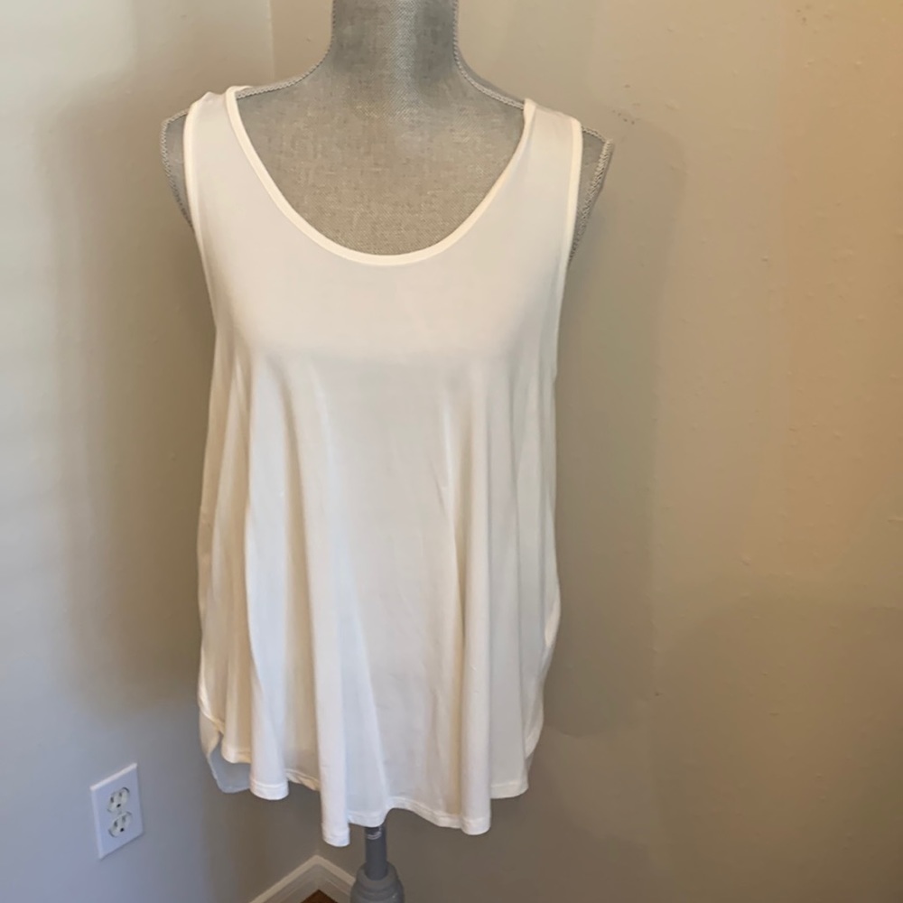 VOC | Cream Tank Blouse Top